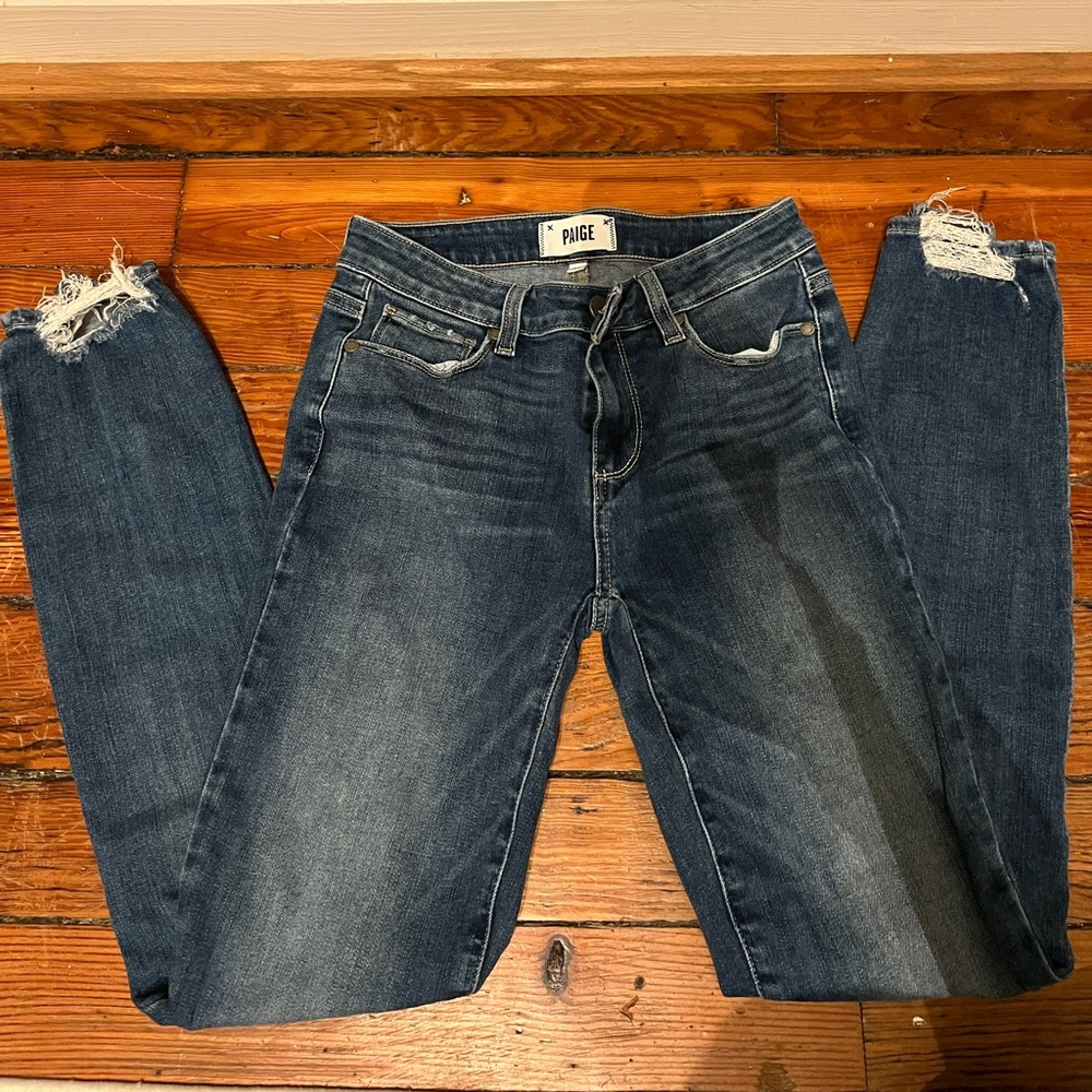 PAIGE Skyline Ankle Peg Jeans